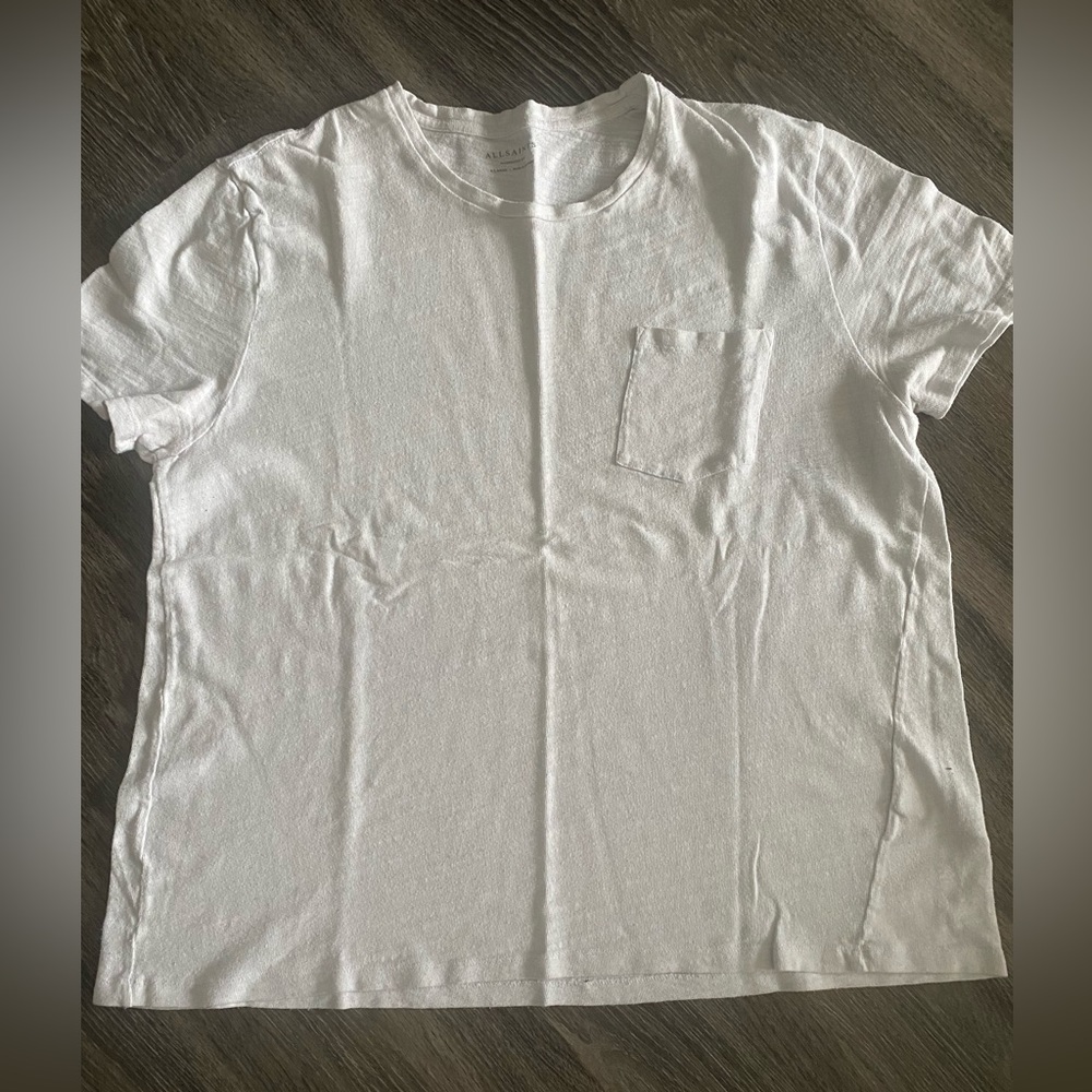 All Saints XL Oversized Fit Pocket Tshirt